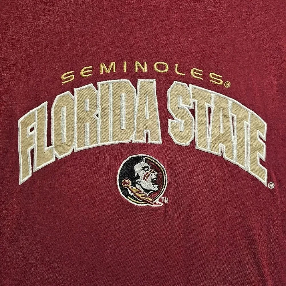 PRO EDGE Knights Apparel Florida State Seminoles Embroidered Tee Mens XL 46/48 - Picture 2 of 6
